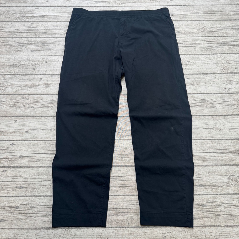 DU/ER Performance Pants Men's XL Black Slim Fit Straight Leg Athletic Sportswear